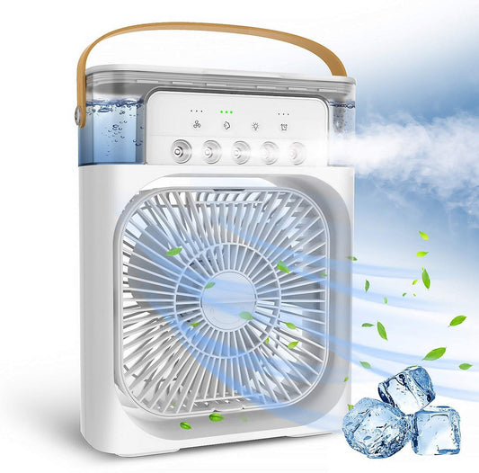 Desktop Electric Fan Air Cooler Water Cooling Spray Fan Portable Air